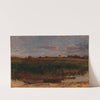 Schilffeld mit Kahn (Ferch am Schwielowsee) (1881) by Carl Schuch