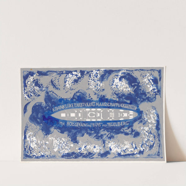 Schip van de Koninklijke Paketvaart-Maatschappij (1936) by Carel Adolph Lion Cachet