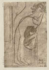 Schlafender mit Katze II (1930)