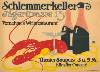 Schlemmerkeller Jägerstraße 13. Vornehmes Weinrestaurant (1903 - 1913)