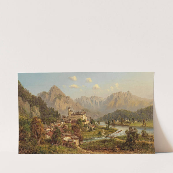 Schloß Ambras in Tirol (1880) by Edmund Höd