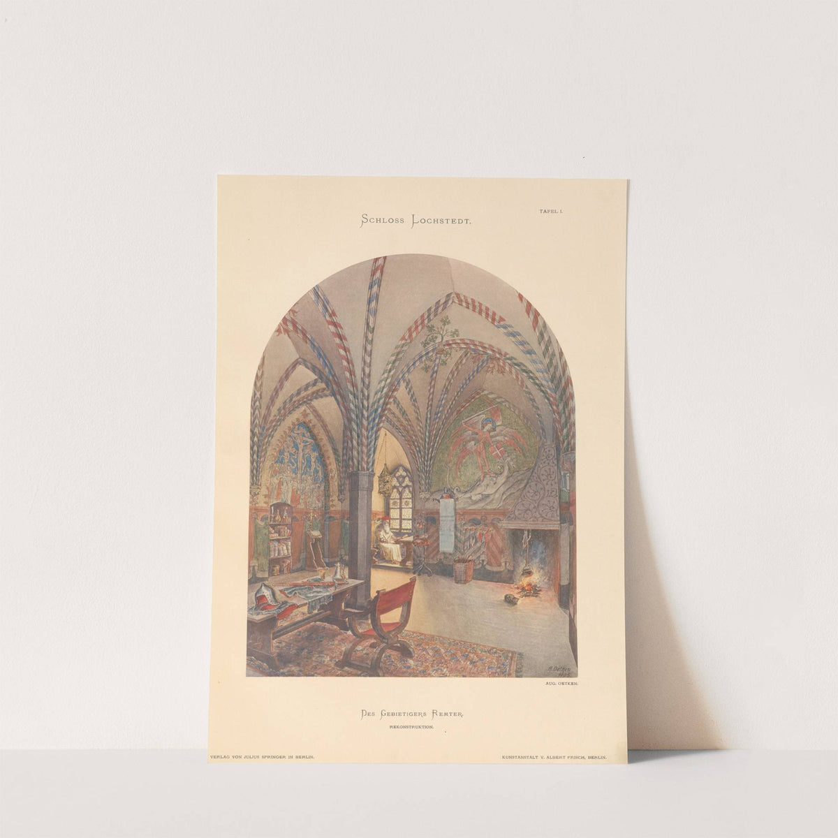Schloss Lochstedt und seine Malerien Pl.01 (1910) by Conrad Emanuel Steinbrecht