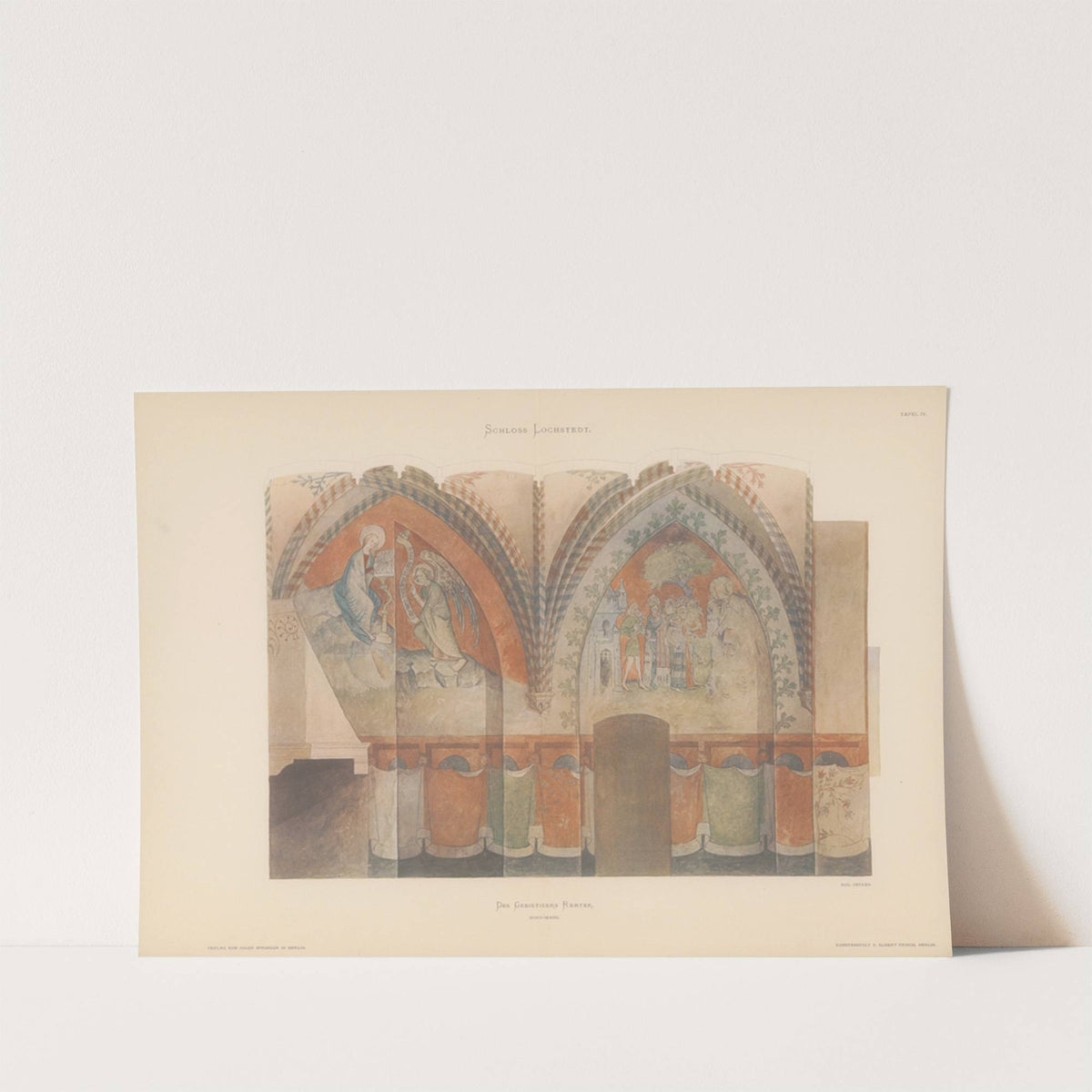 Schloss Lochstedt und seine Malerien Pl.04 (1910) by Conrad Emanuel Steinbrecht