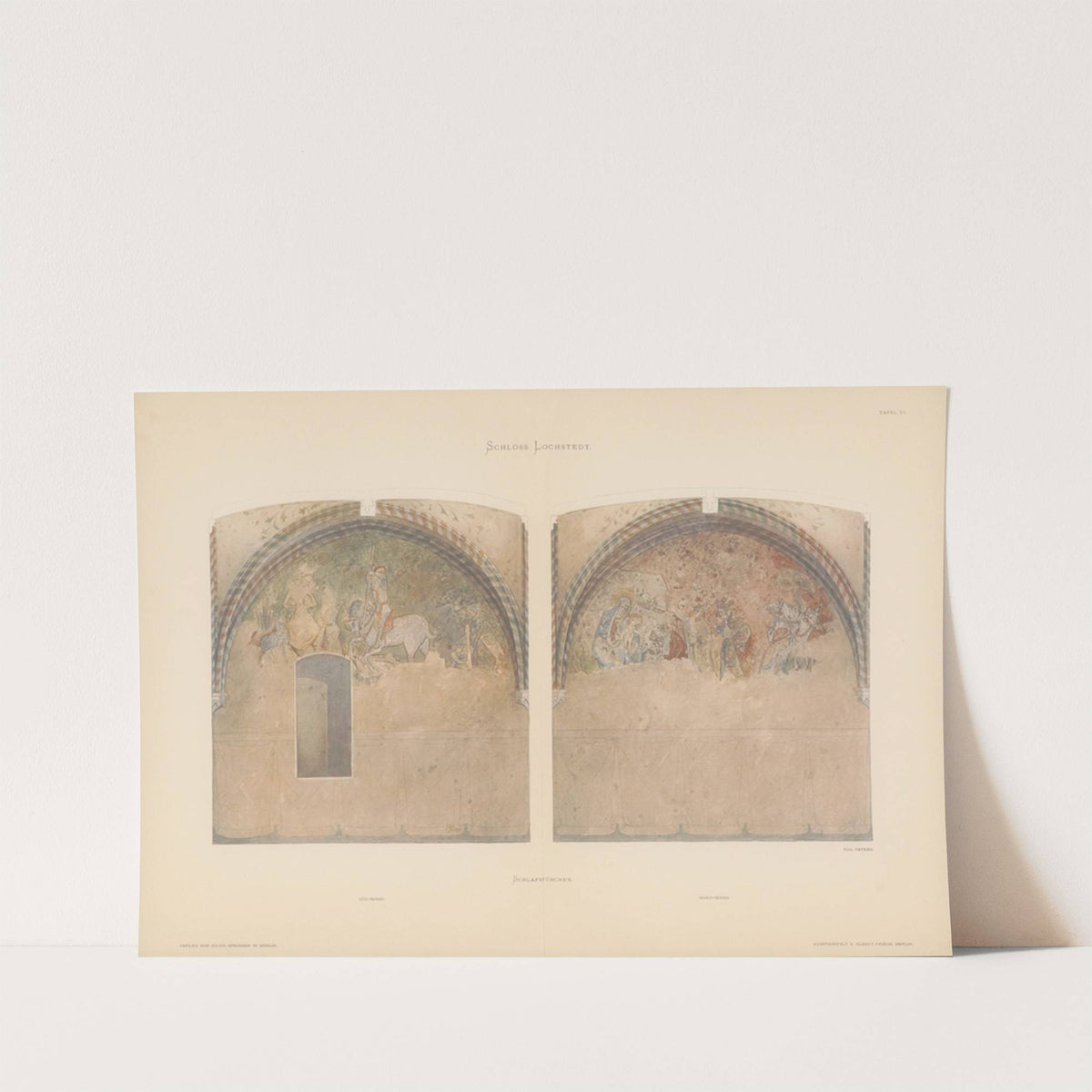 Schloss Lochstedt und seine Malerien Pl.06 (1910) by Conrad Emanuel Steinbrecht