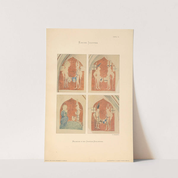 Schloss Lochstedt und seine Malerien Pl.11 (1910) by Conrad Emanuel Steinbrecht