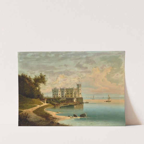 Schloss Miramare by Johann Wilhelm Jankowski