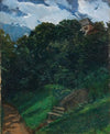 Schlosspark Lichtenberg mit Bank (Odenwald)