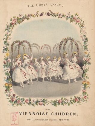 The flower dance, of the Viennoise Children (1840-1849)