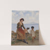 Schmuckverkäuferin an der Küste by Moritz Stifter