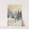 Schneeberg (mountain) seen from Semmering on a winter morning by Georg Janny