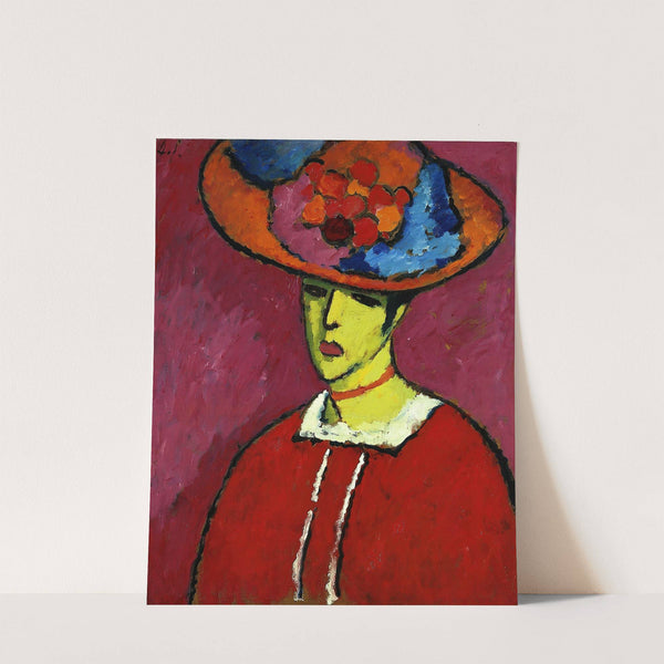 Schokko With Wide-Brimmed Hat (1910) by Alexej von Jawlensky