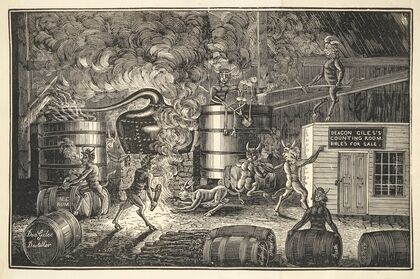 The dream, or, The true history of Deacon Giles’ distillery and Deacon Jones’ brewery (1848)