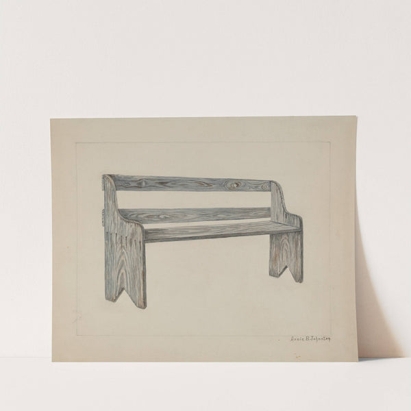 School Seat by Annie B. Johnston