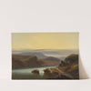 Schottische Landschaft mit Fischer am Ufer by Robert Kummer