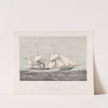 Schroefstoomschip Mariout et Hedjaz varend op zee Pijroscaphes en Fer à Helice Mariout et Hedjaz (1870-1874) by Johan Conrad Greive