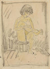 Schuhausziehendes Mädchen (1927)