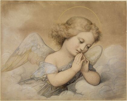 Schutzengel in Wolken für Louise Seidler