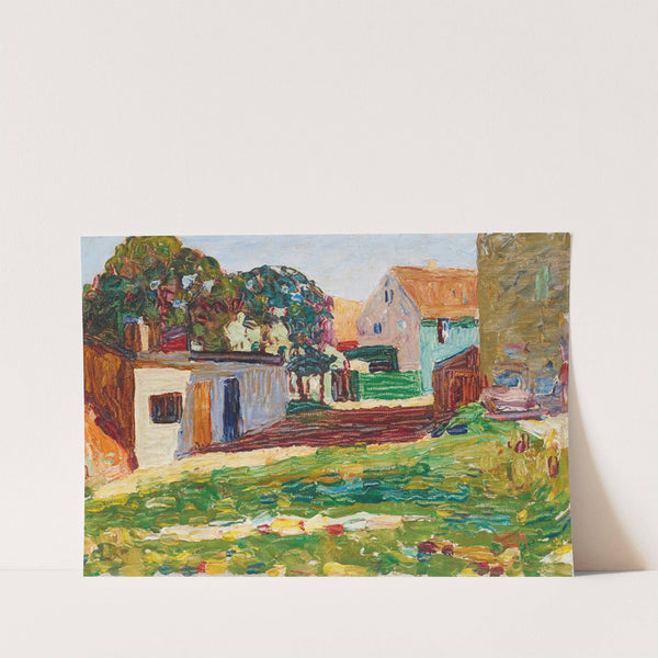 Schwabing—Das weisse haus by Wassily Kandinsky