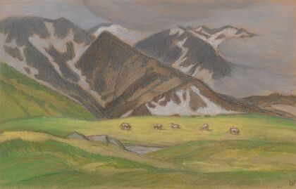 Schweizer Alpenlandschaft mit weidenden Kühen