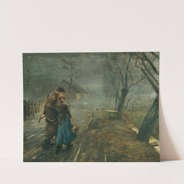 Schwerer Gang (1907) by Fritz von Uhde