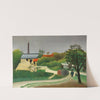 Scierie aux environs de Pari by Henri Rousseau