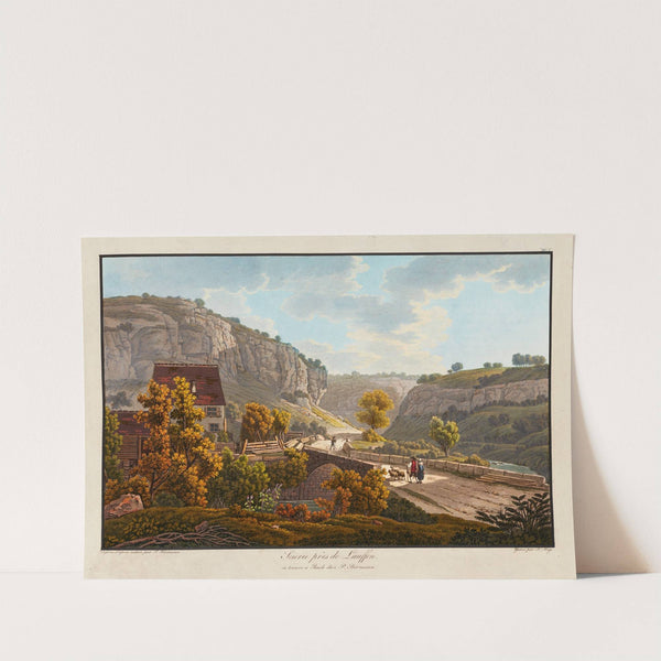 Scierie près de Lauffen by Peter Birmann
