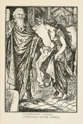 Scioravante leaves Cannetella in the Stable (1905)