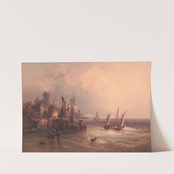 Scotch coast (1872) by Edmund Foerster &amp; Co.