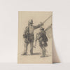 Scottish Warrior and Bagpiper (1875) by Adolph Tidemand