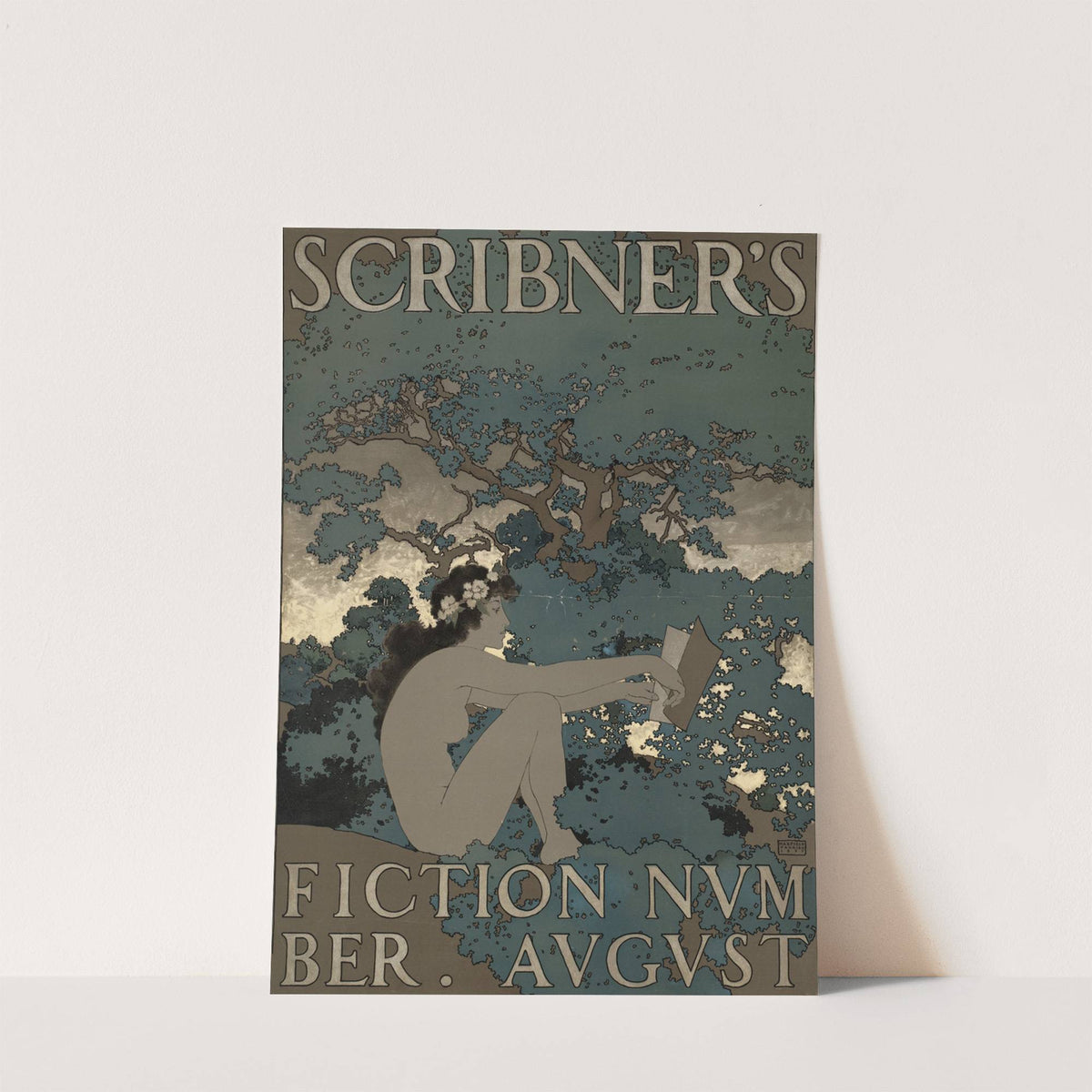 Scribner’s fiction number. August (1897) by Maxfield Parrish