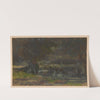 Scrub by the River Barycz (1850-1881) by Adolf Dressler