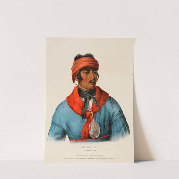 Se-Loc-Ta, A Creek Chief (1836) by Charles Bird King