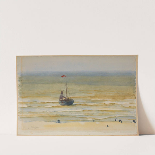 Sea at Scheveningen by Józef Pankiewicz