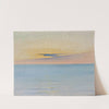 Sea in Sunset by August Hagborg