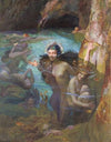 Sea Nymphs At A Grotto