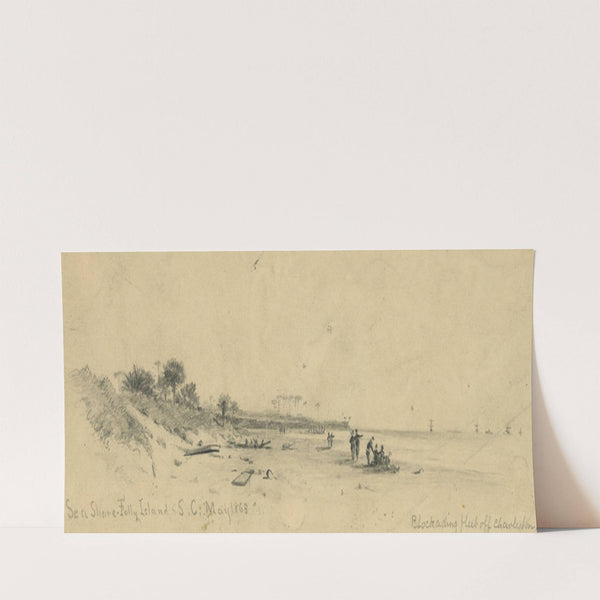Sea Shore–Folly Island, S.C. May 1863 (1863) by Alfred Rudolph Waud