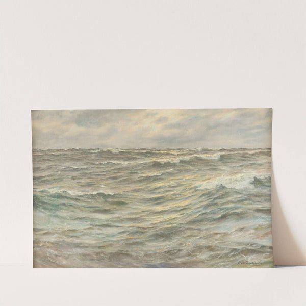 Sea surf by Patrick Von Kalckreuth