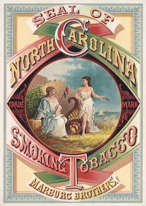 Seal of North Carolina tobacco, Marburg Brothers