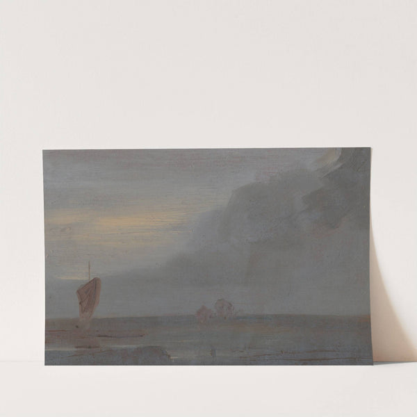 Seapiece with Boats- Evening by Anonymous