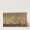 Seascape on the Beach at Scheveningen (1640 - 1660) by Willem van Diest