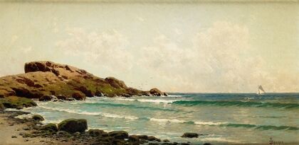 Seascape (View Near Newport, Rhode Island, off Bristol, Rhode Island) (ca 1885)