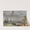 Seascape with Ruins on a Cliff by Abraham Willaerts