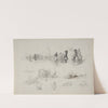 Seaside Studies (1830s) by Eugène Isabey