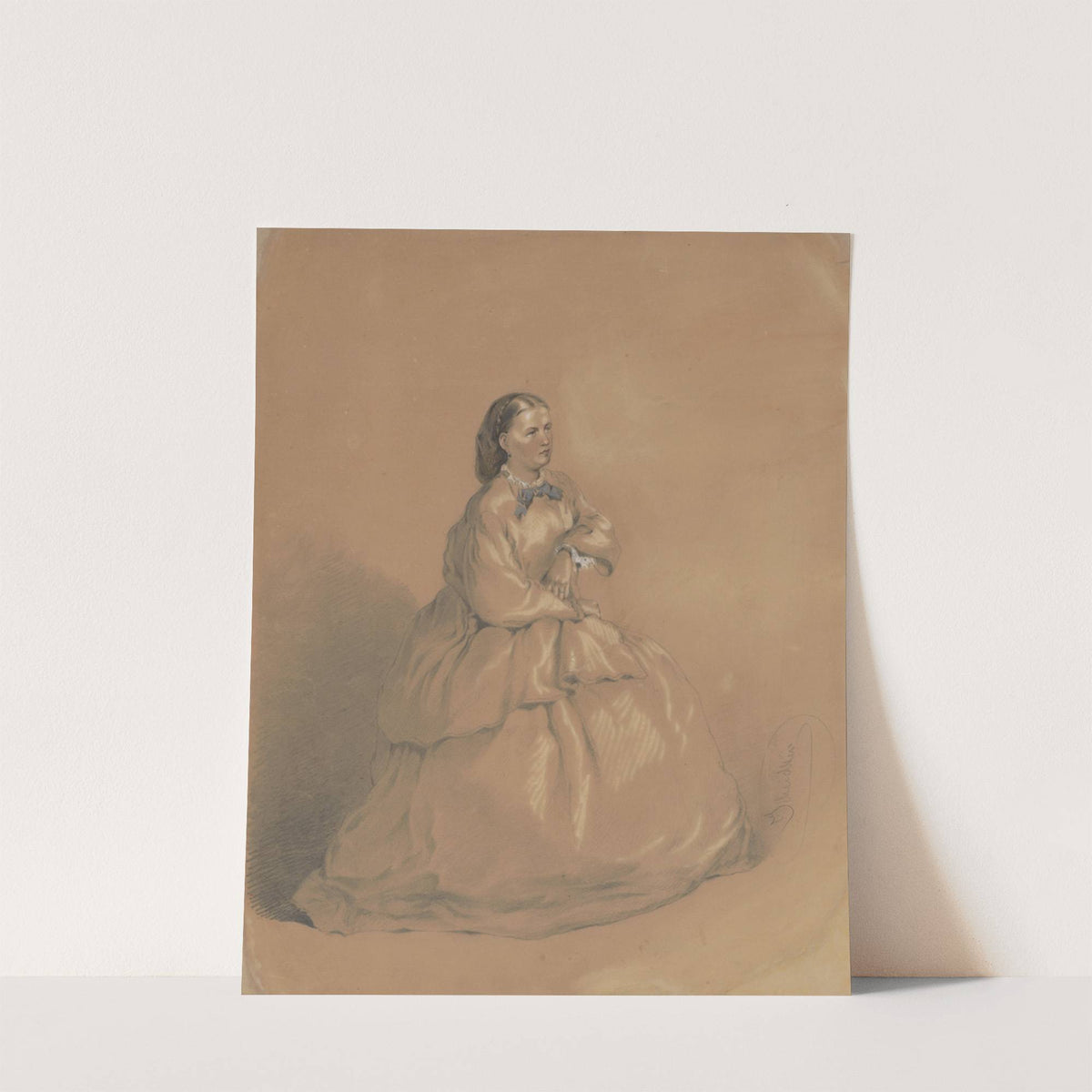 Seated by Friedrich Carl von Scheidlin