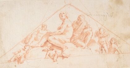 Seated Apostles and Putti (1637–38)
