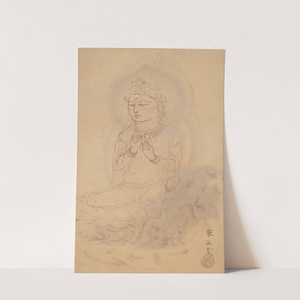 Seated Avalokiteshvara with Lotus (1935) by Murakami Kagaku