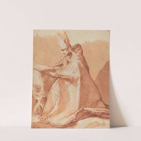 Seated Bishop by Abraham Bloemaert