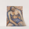 seated boxer (1918) by Mark Gertler