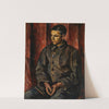 Seated boy by Anton Lindforss