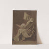 Seated Carthusian Holding an Open Book (1711) by Jean Restout the Younger